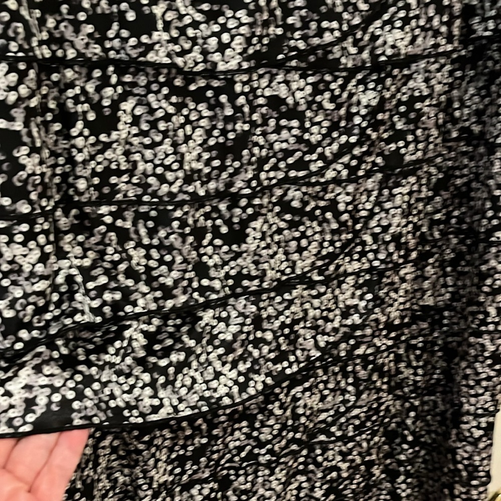 Lane Bryant Black and White Floral Dress - Picture 6 of 6